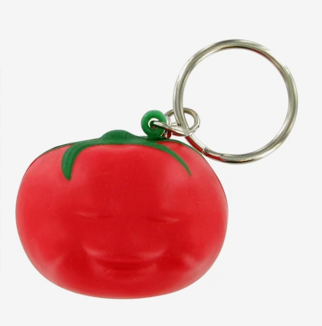 Tomato Stress Ball Keychain