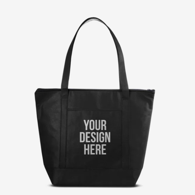 Black shopping bag