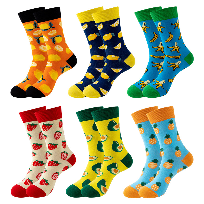 Hot Sale Mid-Tube Socks Men Cotton Socks Women Foreign Stockings